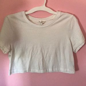 White crop top from forever 21
